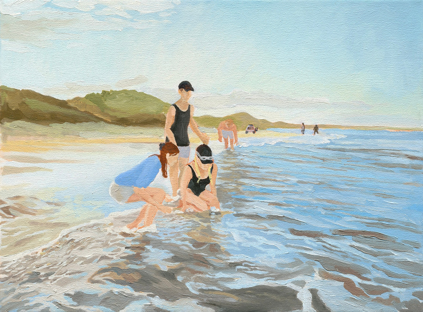 Scavenging for Beach Worms