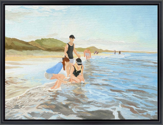 Scavenging for Beach Worms